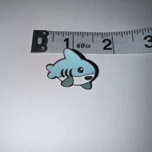 Blue Shark Pin Brooch